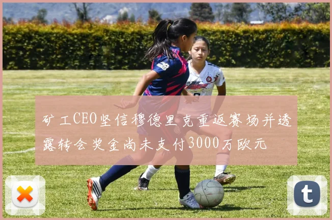 矿工CEO坚信穆德里克重返赛场并透露转会奖金尚未支付3000万欧元